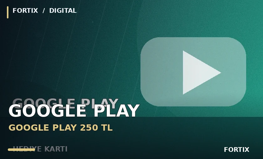 Google Play 250 TL